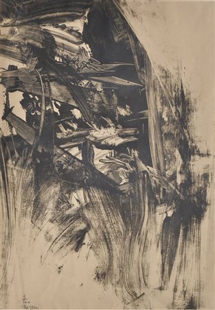 Mattia Moreni (Pavia 1920 - Brisighella 1999) Senza titolo, 1960;Ohne Titel,...