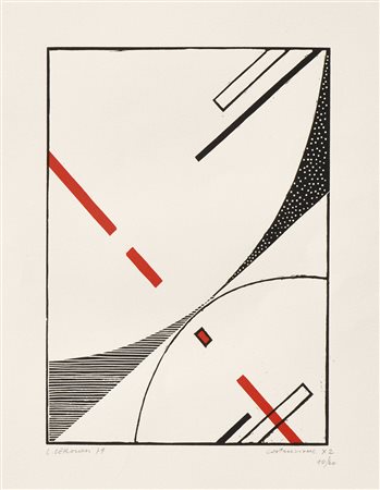 Luigi Veronesi (Milano 1908 - 1998) Costruzione X2, 1979;Costruzione X2, 1979...