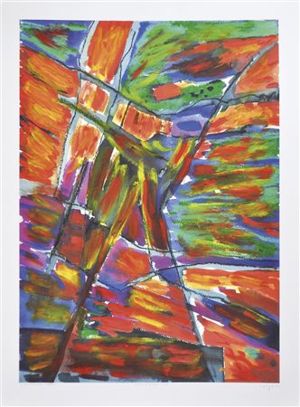 Antonio Corpora (Tunisi 1909 - Roma 2004) Rocce e mare, 1997;Rocce e mare,...