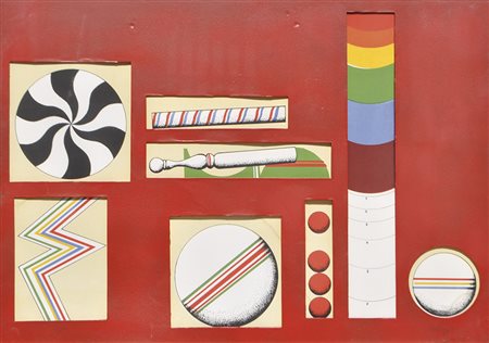 Lucio Del Pezzo (Neapel/Napoli 1933) Senza titolo, 1966;Ohne Titel, 1966...