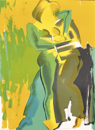 Allen Jones (Southhampton 1937) Memento from para adultos;Farblithografie,...