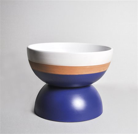 Ettore Sottsass (Innsbruck 1917 - Milano 2007) Coppa modello “Bolo”,...