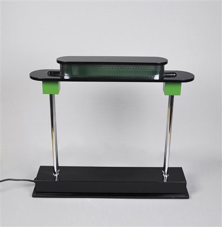 Ettore Sottsass (Innsbruck 1917 - Milano 2007) Lampada da tavolo Pausania,...