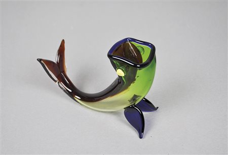 Fulvio Bianconi Pesce, 1998;Fisch, 1998 Buntglas, Höhe 11 cm, Breite 16,5 cm,...
