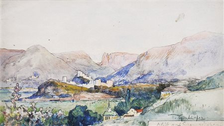 Tony Grubhofer (Innsbruck 1854 – 1935) Blick auf Schloss Sigmundskron;Blick...