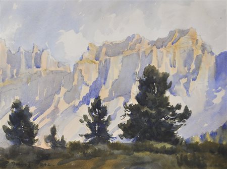 Peter Demetz (St. Ulrich in Gröden 1913 – 1977) Sella, 1942;Sella, 1942...