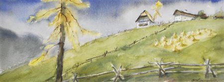 Rudolf Complojer (Mühlbach 1905 – Unterinn 1992) Herbstlandschaft in...