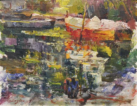 Rudolf Bellenzier (Tötschling, Brixen 1922 – Meran 1990) Kalterersee,...