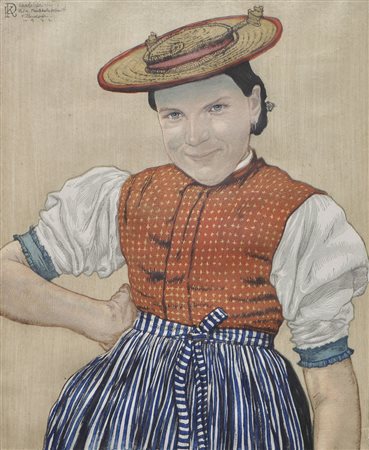 Karl Pferschy (Deutschlandsberg 1888 – Bozen 1930) Villandererin,...