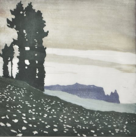 Max Sparer (Söll, Tramin 1886 – Bozen 1968) Blumenwiese vor...