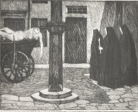 Stefan Eggeler (Wien/Vienna 1894 – 1969) Die Seuche der Pestilenz, 1921;Die...