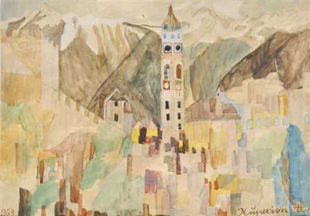 Alois Kuperion (Tartsch 1891 – Meran 1966) Meran, 1959;Meran, 1959 Aquarell,...