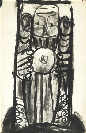 Peter Fellin (Revò, Valle di Non 1920 – Meran 1999) Apokalyptischer Engel mit...