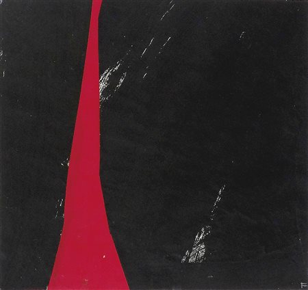 Peter Fellin (Revò, Valle di Non 1920 – Meran 1999) Raum rot/schwarz,...