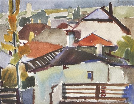 Karl Plattner (Mals 1919 – Mailand 1986) Burgeis, um 1947;Burgeis, um 1947...