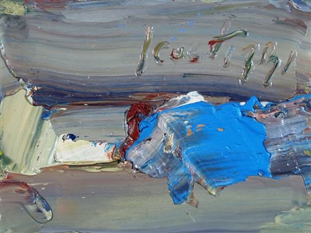 SCATIZZI SERGIO (Gragnano 1918 - Firenze 2009) "Paesaggio" Olio su tavola cm....