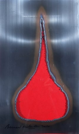 AUBERTIN BERNARD (Fontenay aux Roses 1934) "Senza titolo" 2010 Fer brulÃ© cm....