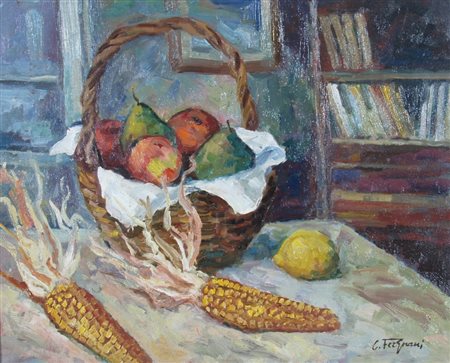 FERGNANI CORRADO (Viguzzolo d'Alessandria 1910 - Milano 1986) "Fiori e...