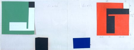 MUNARI BRUNO (Milano 1907 - Milano 1998) "Bozzetto negativo positivo" 1977...