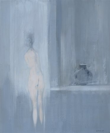 AJMONE GIUSEPPE (Carpignano Sesia 1923 - Romagnano Sesia 2005) "Nudino con...