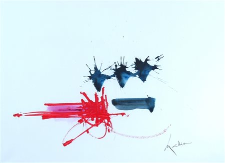 MATHIEU GEORGES (Boulogne Sur Mer 1921) "Senza titolo" 2005 ca. Acrilico e...