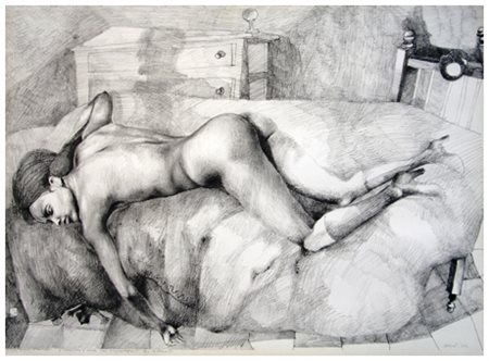 UGO ATTARDI Sori 1923 – Roma 2006 Senza titolo 1975 Litografia es.prova...