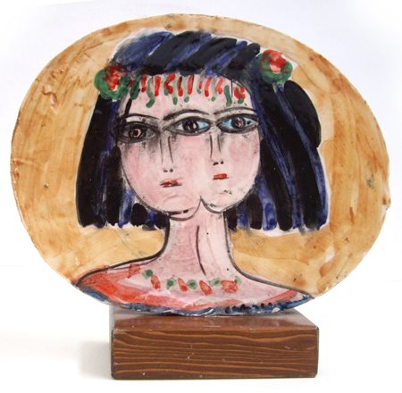 BRUNO CASSINARI Piacenza 1912 – Milano 1992 Senza titolo (Buffo volto)...