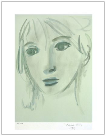 PRIMO CONTI Firenze 1900 – Fiesole 1988 Senza titolo 1985 Litografia a colori...