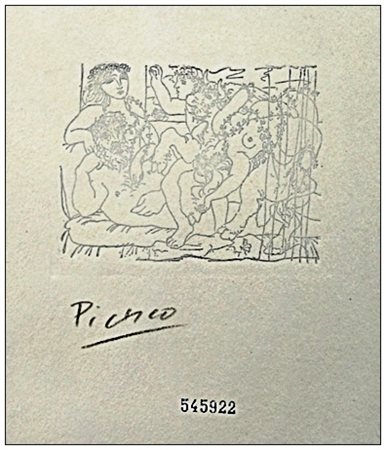 PABLO PICASSO Malaga (Spagna) 1881 – Mougins (Francia) 1973 Le repos du...