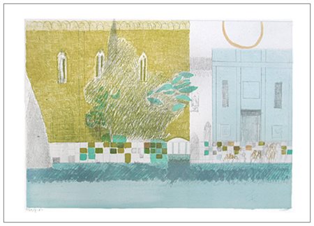 BRUNO SAETTI Bologna 1902 – Bologna 1984 Senza titolo Serigrafia a colori su...