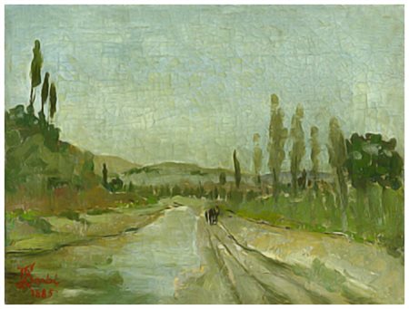 RAFFAELLO SORBI Firenze 1844 – Firenze 1931 Senza titolo 1885 Olio su tela 18...