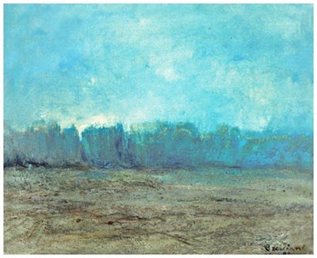 VIRIO BRESCIANI Pietrasanta 1925 – Pietrasanta 2000 Senza titolo 1990 Olio e...