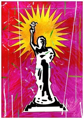 ENRICO MANERA Asmara (Eritrea) 1948 Columbia 2000 Olio e tec. mista su tela...