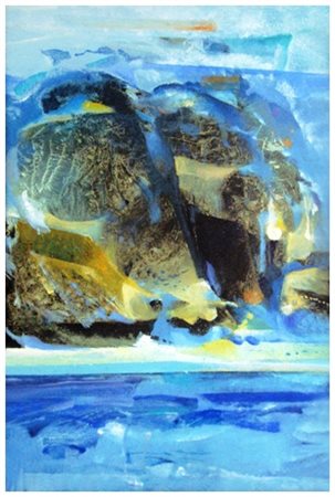 GIUSEPPE MARTINELLI Viareggio 1930 – Milano 2016 Passa la grande nuvola Olio...