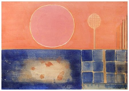 BRUNO SAETTI Bologna 1902 – Bologna 1984 Senza titolo Tempera su cartone...