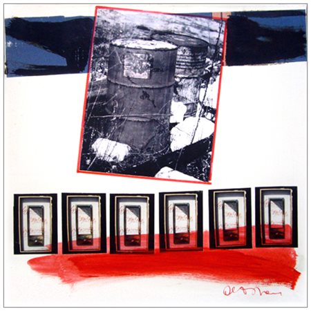 ANTONIO DEL DONNO Benevento 1927 Senza titolo 2005 Acrilici, t.m. e collage...