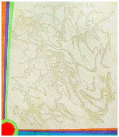 GIULIO TURCATO Mantova 1912 – Roma 1995 Alone 1976 ca. Olio, sabbie e polveri...