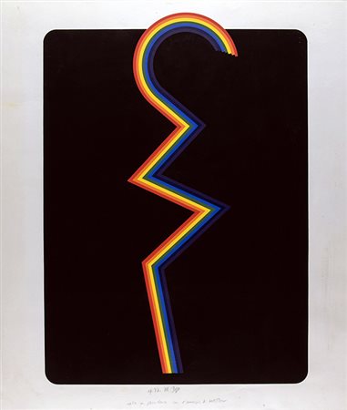 LUCIO DEL PEZZO, Senza titolo, Tre litografie, 74 x 66 cm; 69 x 48,5 cm; 48,7...