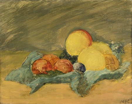CORRADO CAGLI, Natura morta, 1938 circa, Olio su tavola, 35 x 45 cm circa,...