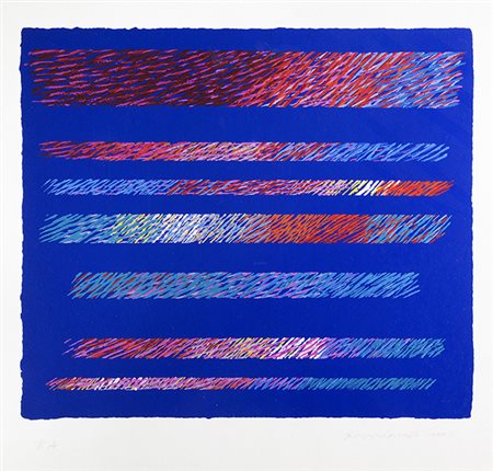PIERO DORAZIO, Senza titolo, 1997, Litografia, n. esemplare P.A., 55 x 60 cm...