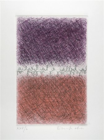 AUTORI VARI, Cartella di acquaforti e testi di AGAMBEN, EUSTACHIO, FIORONI,...