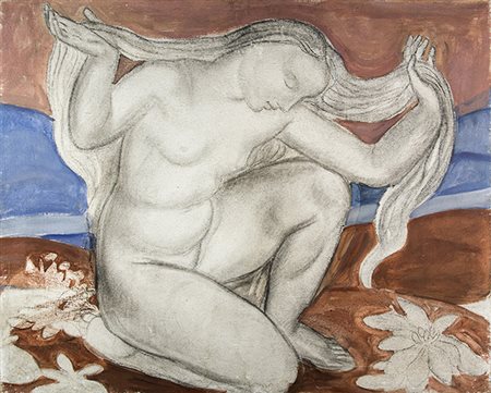 ELISABETH CHAPLIN , Musique, Anni ‘20-’30 Figura femminile con flauto...