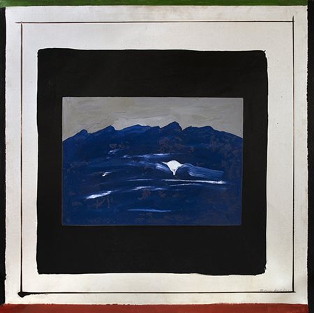 FRANCO ANGELI, Senza titolo, Anni ‘70 circa, Acrilico su tela, 100 x 100 cm,...