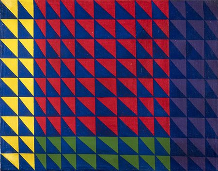 LIA DREI , Senza titolo, 1964, Olio su tela, 35 x 45 cm, Dedica, luogo, data...