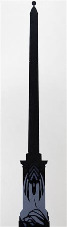 GIUSEPPE SALVATORI, Celimontana, 2005, Acrilico su tavola, 100 x 30 cm,...