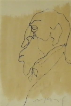 ROGNONI FRANCO MILANO 1913 MILANO 1999 SENZA TITOLO TECNICA MISTA SU CARTA...