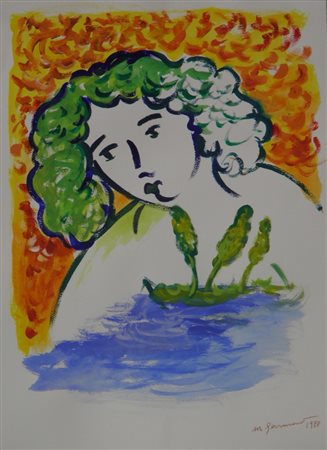 GERMANA' MIMMO CATANIA 1944 BUSTO ARSIZIO 1992 SENZA TITOLO, 1988 TECNICA...