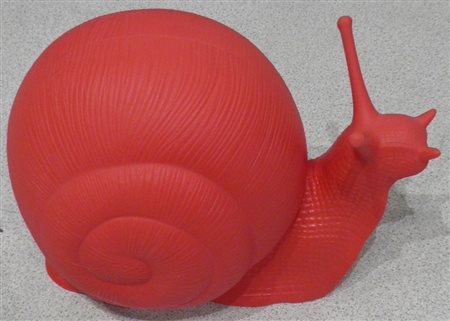 CRACKING ART GROUP CHIOCCIOLA MULTIPLO IN PLASTICA cm 55 x 30 x 40 Alla base...