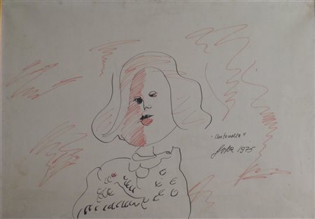 FESTA TANO ROMA 1938 ROMA 1988 ANTONELLA, 1975 PENNARELLI SU CARTA INTELATA...