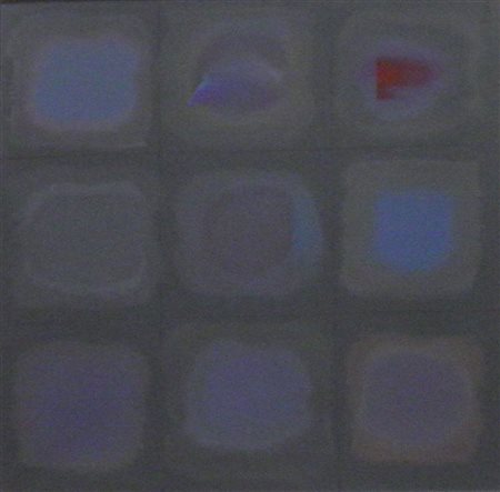 FINZI ENNIO VENEZIA 1931 ARCHITETTURA DEL COLORE, 1995 OLIO SU TELA cm 50 x...